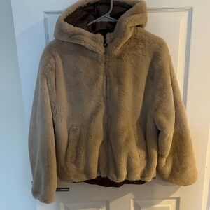 Zara faux fur jacket